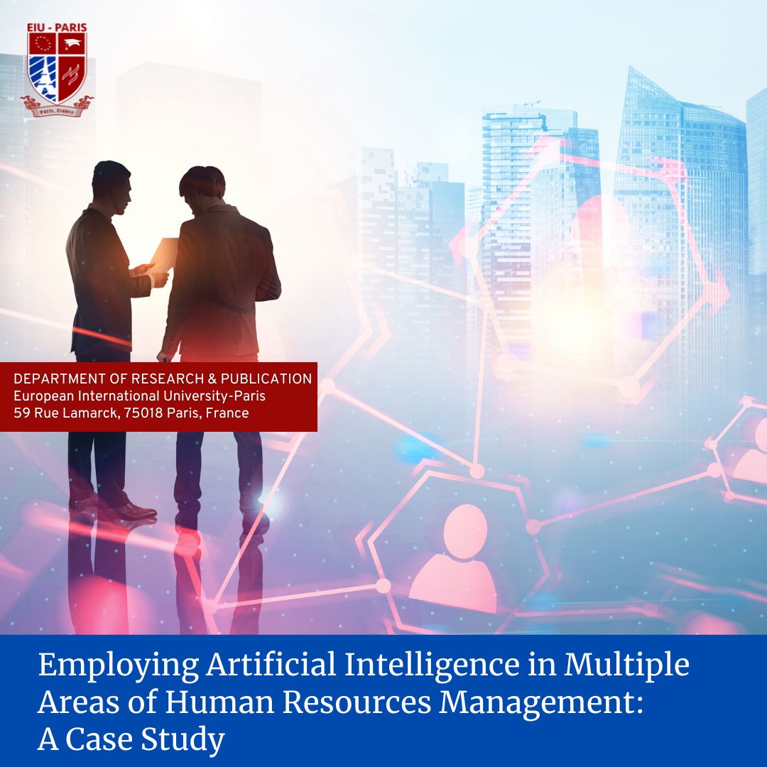 Employing Artificial Intelligence in Multiple Areas of Human Resources Management A Case Study